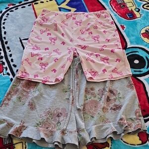 Bundle of two shorts Barbie Pink Graphic Bike Shorts And Live.Well Shorts.